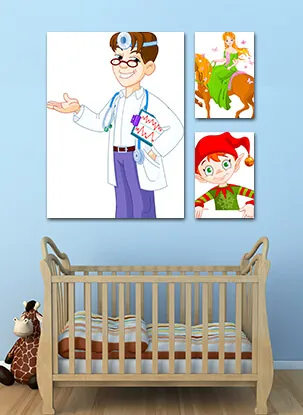 Canvas print wall displays - Wall 1